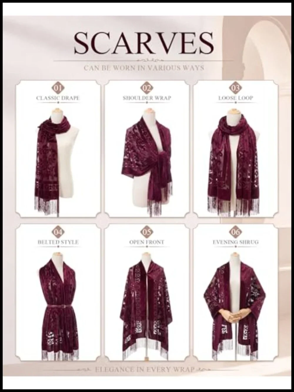 Velvet Shawl Wrap for Evening Dresses, Wedding Guest Scarf, Women Formal
